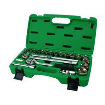 Bộ dụng cụ Satin 1/2" 28 chi tiết Toptul GCAI2802