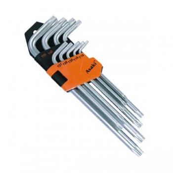 Bộ lục giác bông xi mờ T10 - T50 Asaki AK-0412