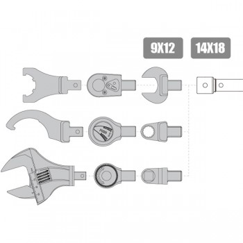 Cần siết lực rời Matatakitoyo MIT2-15N (3-15 Nm)