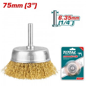 Chén cước (chổi cước) có cán 75mm Total TAC33031