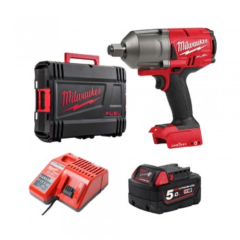 Combo Milwaukee 4 - Máy siết bu lông M18 ONEFHIWF34 + Pin 18V/5.0Ah + Sạc nhanh