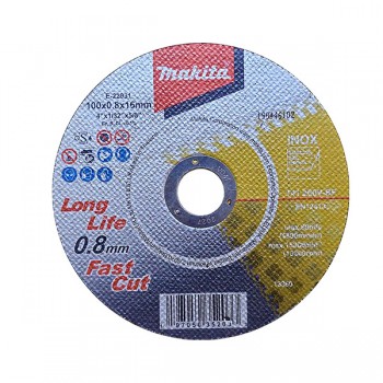 Đá cắt mỏng cho inox A60U 100x0.8x16mm Makita E-22931