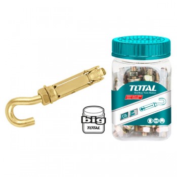 Hộp 8 cái bu lông nở sắt M8x95mm Total WJHA0809531 (Có móc treo)