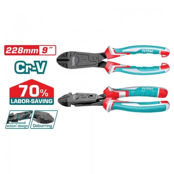Kìm Cắt Trợ Lực Tác Động Kép 9" 228mm Total THTC530908