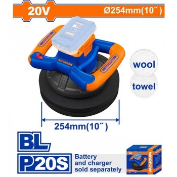 Máy đánh bóng dùng pin 20V Wadfow WHL35254 (Chưa Pin & Sạc)