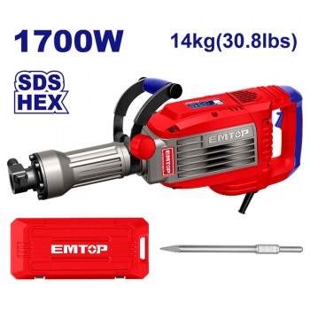Máy đục bê tông 1700W Emtop EDBRH1703 (SDS HEX 30mm)