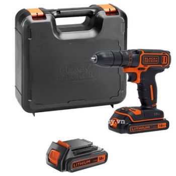 Máy Khoan Vặn Vít Dùng Pin Black & Decker BDCHD18K-B1