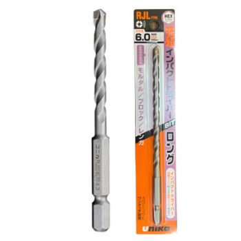 Mũi khoan gạch chuôi lục giác Unika RJL6.0x150