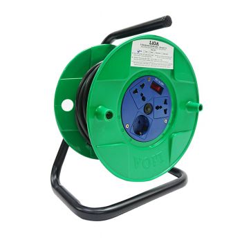 Ổ cắm kéo dài quay tay Rulo phổ thông LiOA QT30-10A