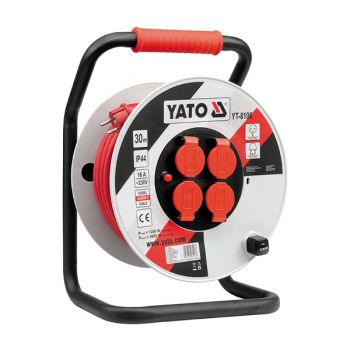 Ổ cắm quay tay kiểu Rulo 16A-30m YATO YT-8106