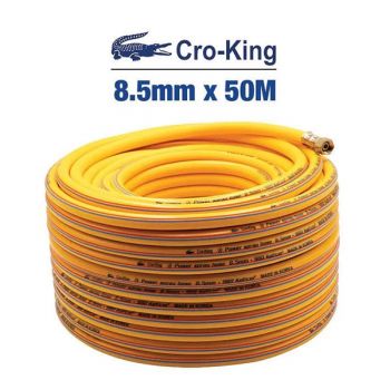 Ống hơi PVC Cro-king 8.5mm x 50M (vàng)