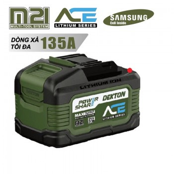 Pin Dekton Cell Samsum 21V - 6.0Ah M21-B6135XPROMAX (Gen 4)