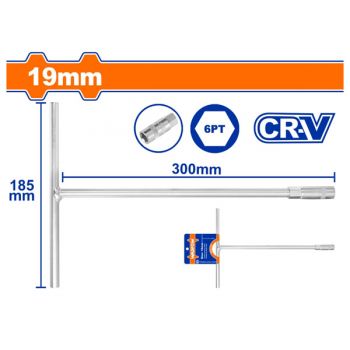 Tay vặn chữ T đầu lục giác WadFow WTH1119 19mm