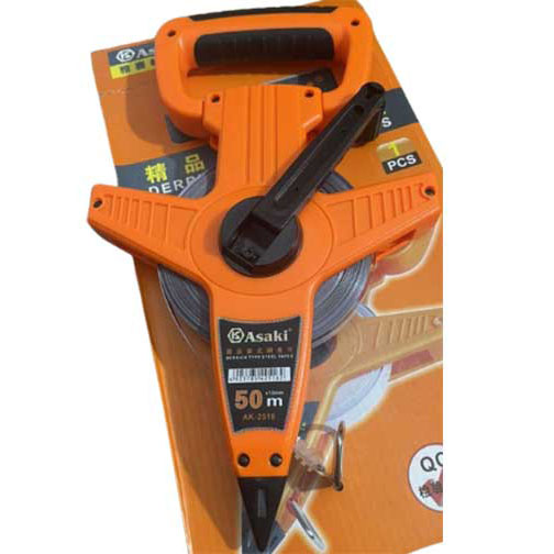 Thước cuộn thép 50m có tay cầm Asaki AK-2516