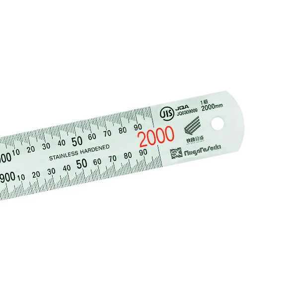 Thước lá thép 2000mm (SATIN) Niigata SV-2000KD