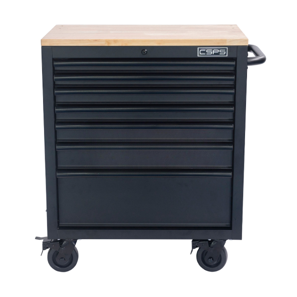 Tủ dụng cụ 76cm - 07 hộc kéo tay cầm đen CSPS VNTC07607BB5M