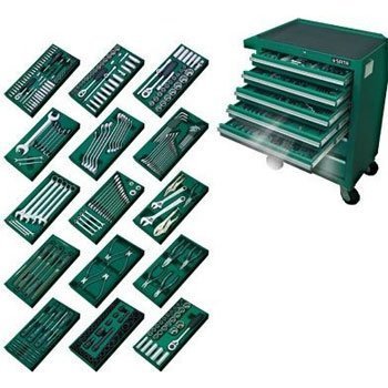 Tủ dụng cụ & các bộ khay 246 chi tiết Sata 09918