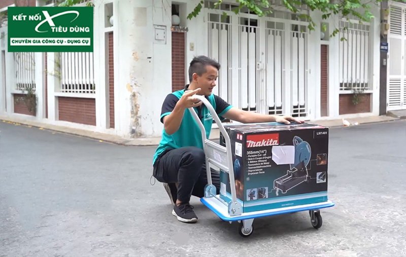 Xe đẩy hàng gấp gọn đa năng có chắc chắn không?