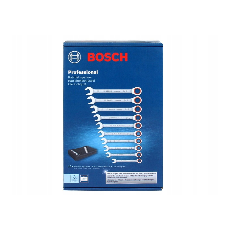 Bộ cờ lê vòng miệng tự động 10 món Bosch 1600A02AU0