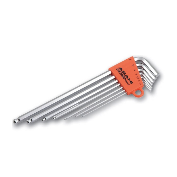 Bộ lục giác bi loại dài 1.5-6mm ASAHI AQS0710