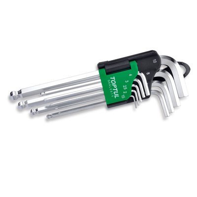 Bộ lục giác đầu bi 9 món Toptul GAAL0916