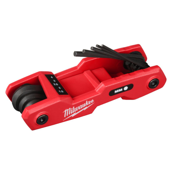 Bộ lục giác gấp gọn hệ mét 8 cái Milwaukee 4932480978