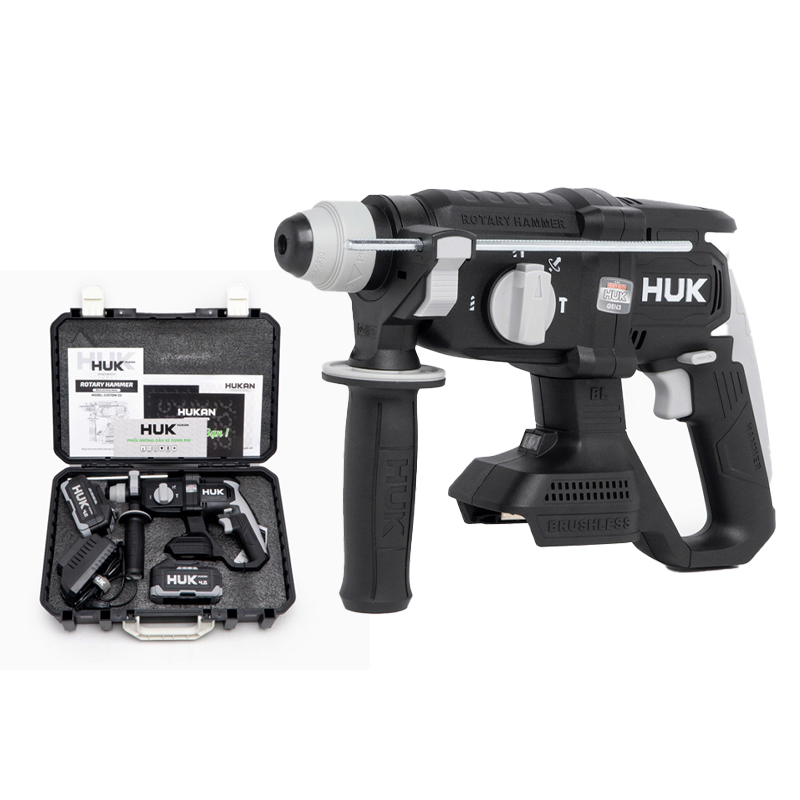 Bộ máy khoan bê tông dùng pin 21V Hukan G3STOM-O2