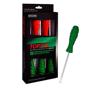 Bộ vít bake và vít dẹt 5 món toptul GAAE0508
