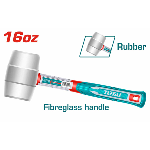Búa cao su trắng 450g Total THRUH6916