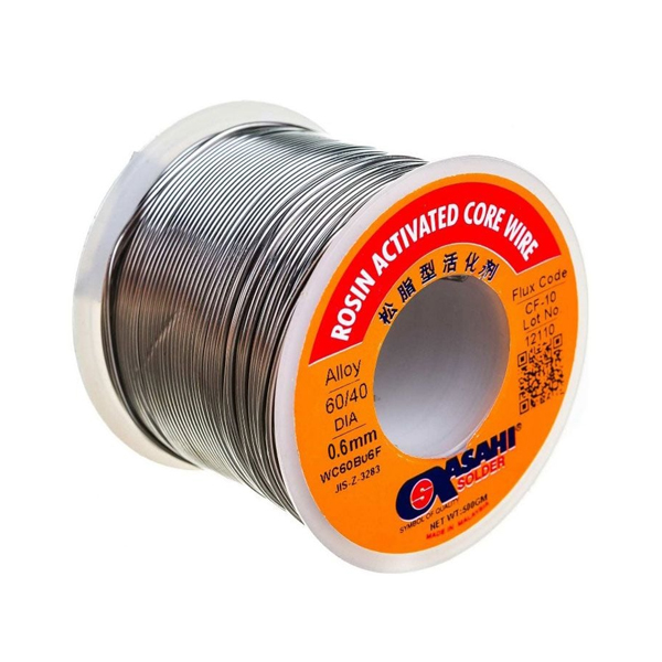 Chì hàn 0.6mm Asahi Sn60Pb40 CF-10 (Cuộn 500g)