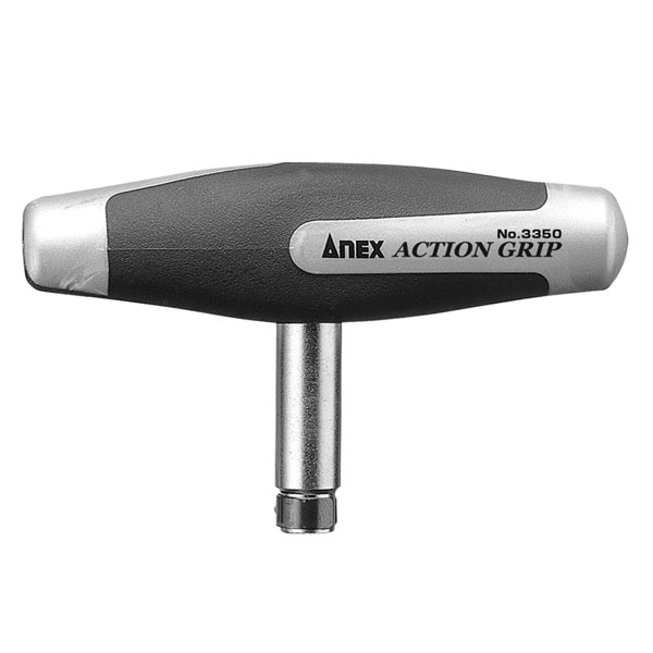 Chuôi tua vít cán tròn bằng nhựa Anex No.3350-H