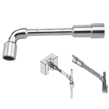 Điếu chữ L 1 đầu bông 1 đầu lục giác 6mm Toptul AEAE0606