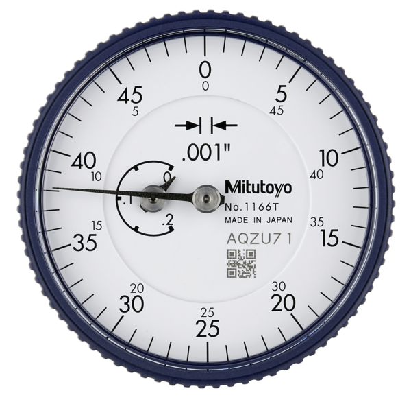 Đồng hồ so cơ hệ inch 0.2'' x 0.001''  Mitutoyo 1166A