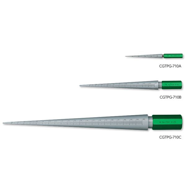 Dưỡng đo đường kính lỗ 1-6mm Niigataseiki CGTPG-710A (Trục côn đo lỗ tròn)