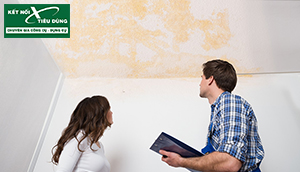 Hậu quả không ngờ vì quên chống thấm cho tường mới xây