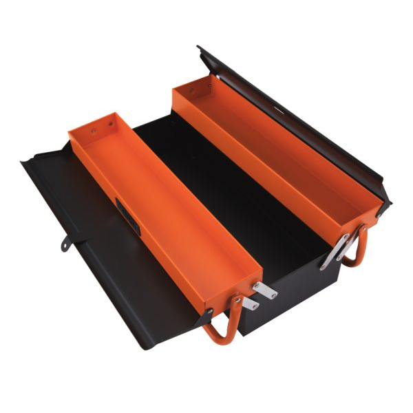Hộp dụng cụ bằng kim loại ngăn kéo 3 khay kích thước 46x20x16cm Kendo 90200