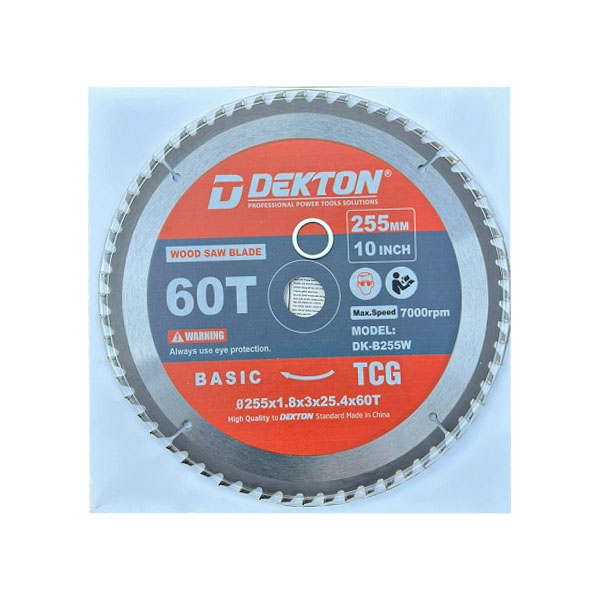 Lưỡi cắt gỗ 255mm, 60 răng Dekton DK-255W