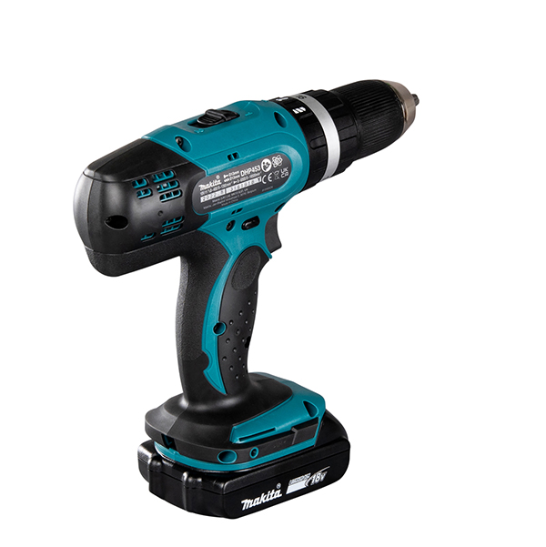 Máy khoan búa và vặn vít dùng pin Makita DHP453SFX8 ( 18V)