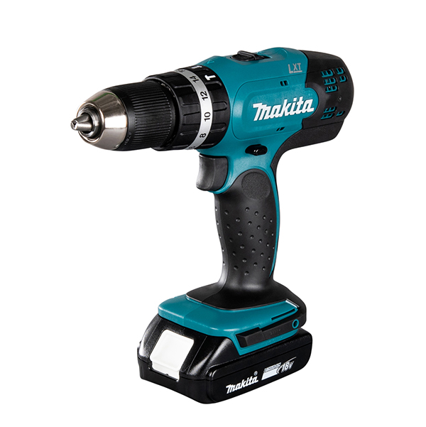 Máy khoan búa và vặn vít dùng pin Makita DHP453SFX8 ( 18V)