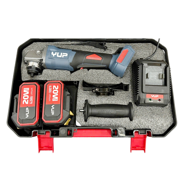 Máy mài góc dùng pin 20V YUP YP20 G100B ( 2 Pin 4.0Ah, 1 Sạc)