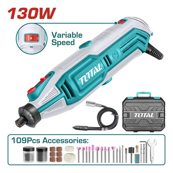 Máy mài khuôn mini 3.2mm 130W Total TG513326