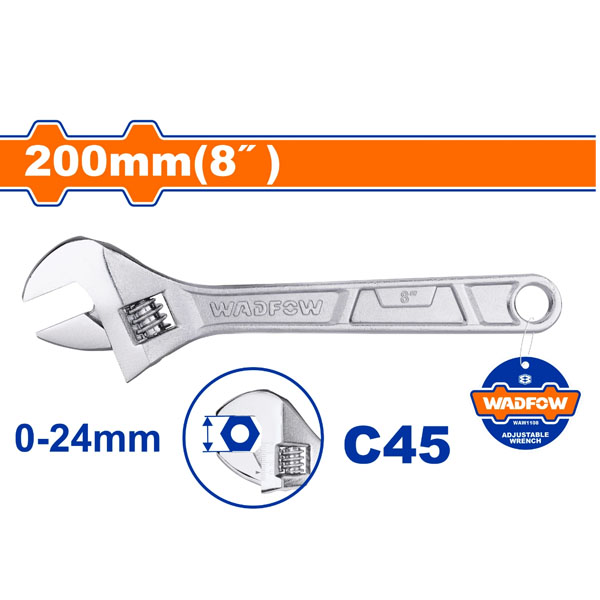 Mỏ lết 8" WadFow WAW1108