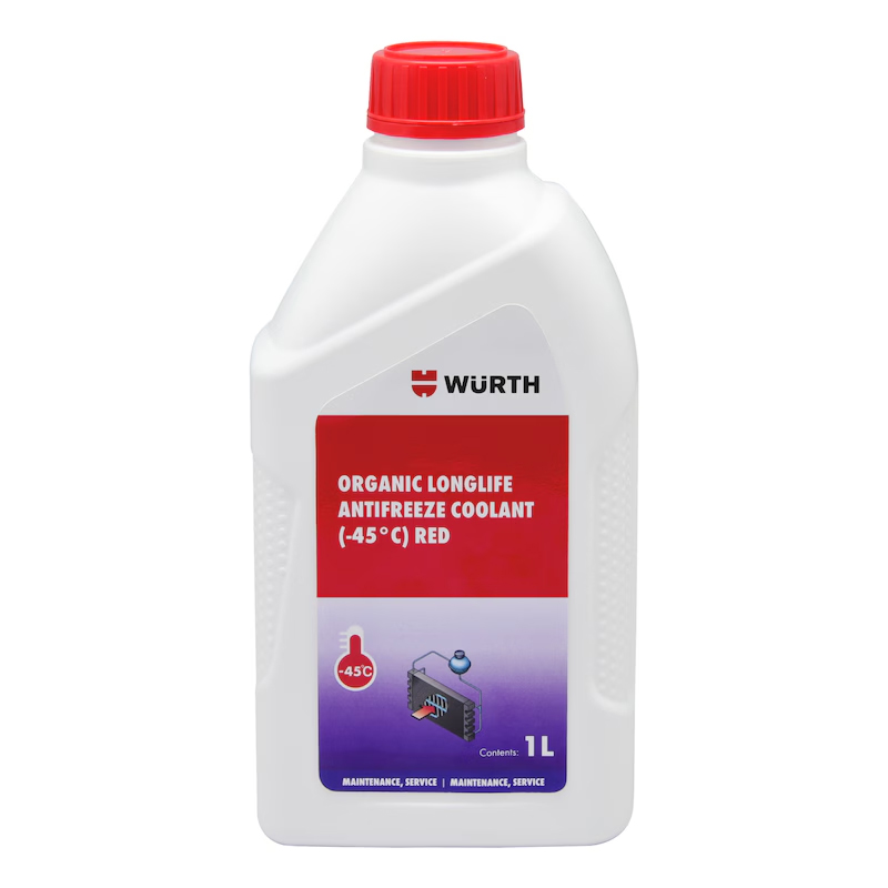 Nước làm mát giải nhiệt cho động cơ Wurth (-35DGR) RED 1L