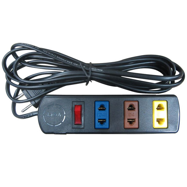 Ổ cắm kéo dài phổ thông 3 ổ cắm có công tắc Lioa 3S3