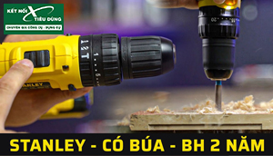 [Review] Máy Khoan Pin Gia Đình Giá Dưới 2 Triệu Stanley SCH121S2: Pin 12V, Có Búa, Bảo Hành 2 năm