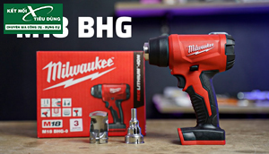 [Review] Máy Thổi Nóng Xịn Sò Milwaukee M18 BHG Sử Dụng Pin 18V, Thổi Nhiệt 470 độ C
