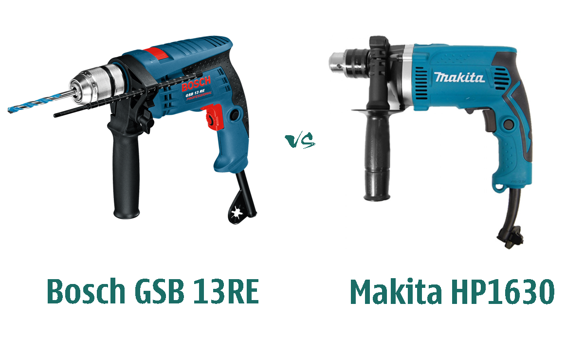 So sánh Máy Khoan Cầm Tay Bosch 13RE vs Makita HP 1630