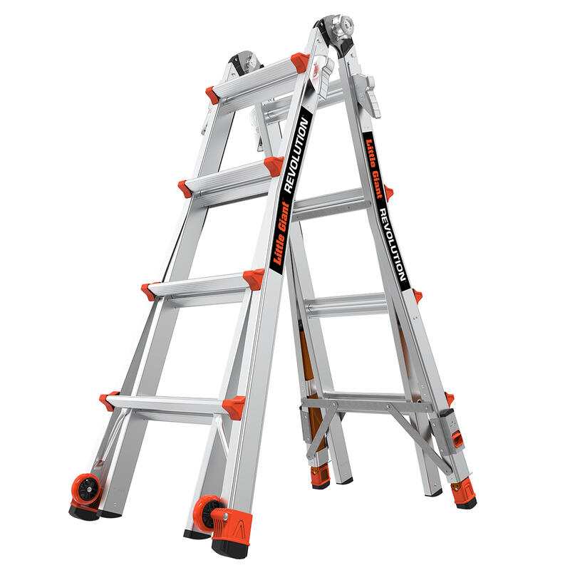 Thang nhôm rút chữ A Little Giant Revolution M17