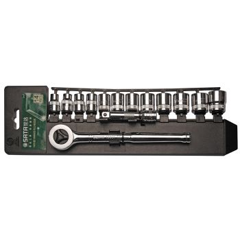 Bộ tuýp 14 chi tiết 3/8" Sata 09523