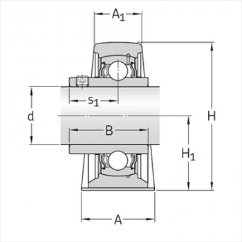 Bạc đạn SKF SYJ 45 TF